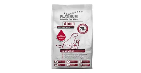 Platinum Adult Lamb + Rice - Hundetrockenfutter