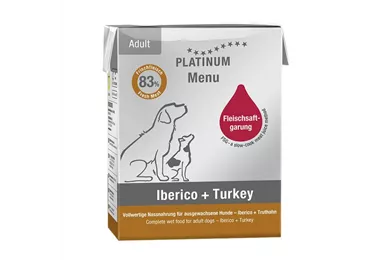 Platinum Menu Adult Iberico + Turkey - Hunde-Nassfutter 