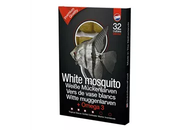 Dutch Select Weiße Mückenlarven + Omega 3 - 100g Blister