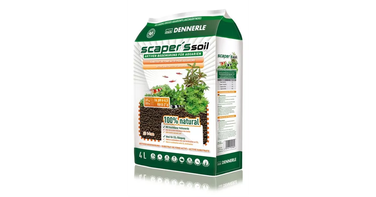 Dennerle Scaper's Soil Black 8 Liter