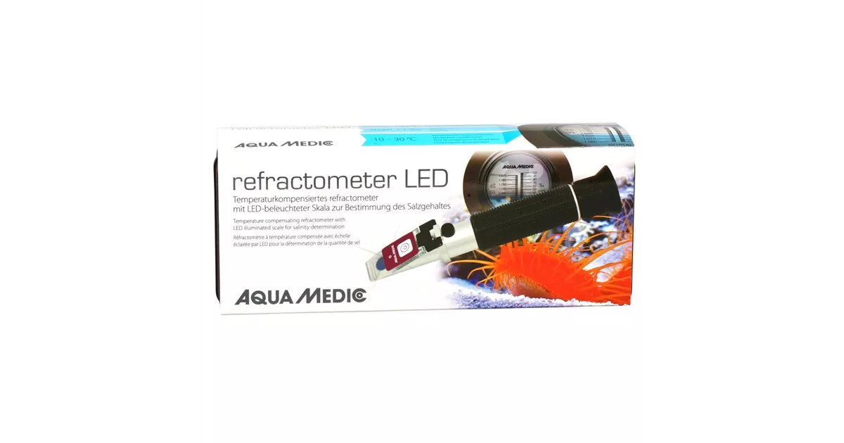 Aqua Medic refractometer mit LED-Beleuchtung