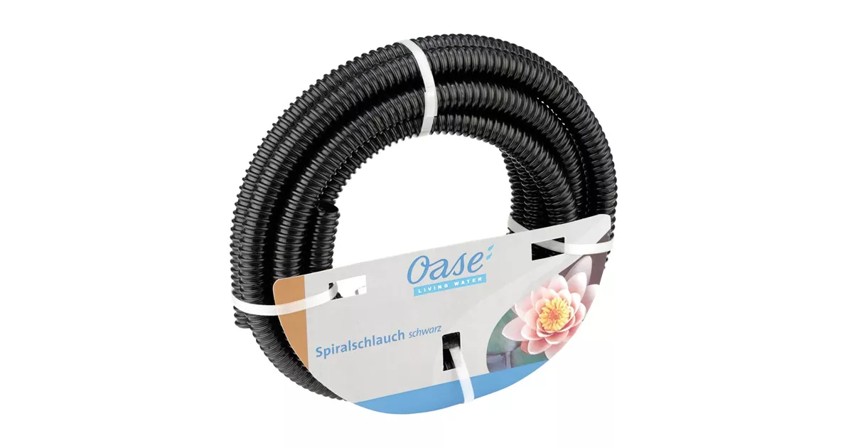 Oase Spiralschlauch Schwarz 1 1/4"