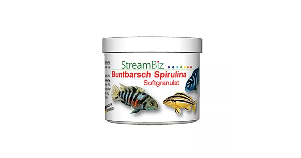 StreamBiz Buntbarsch Spirulina Softgranulat 