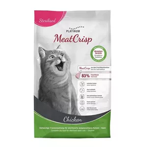 Platinum MeatCrisp Sterilised Chicken - Katzentrockenfutter