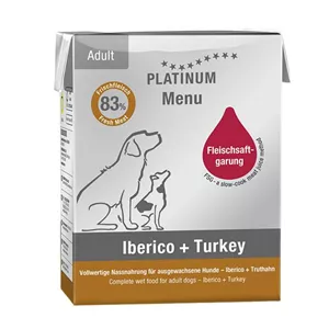 Platinum Menu Adult Iberico + Turkey - Hunde-Nassfutter 