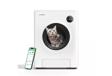 AstroPet Mercury - Selbstreinigende Katzentoilette App gesteuert