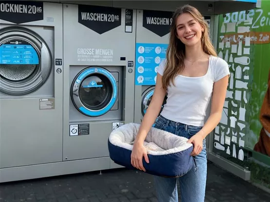 Wash-ME Waschstation auf dem Aquatop-Parkplatz Würselen