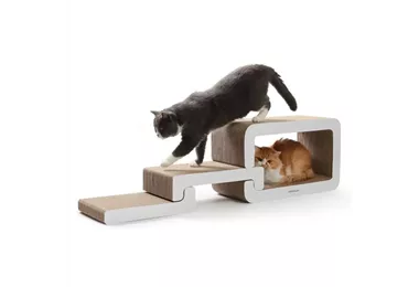 AstroPet Aura Ridge 3-in-1 Katzenhöhle & Kratzpappe