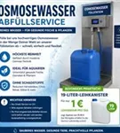 Osmosewasser-Abfüllservice pro Liter