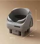 AstroPet Venus XXL - Selbstreinigende Katzentoilette