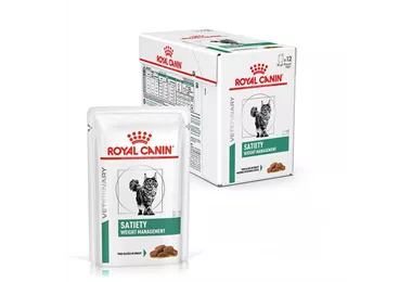 ROYAL CANIN Veterinary Satiety Weight Management feine Stückchen in Soße 12 x 85 g