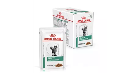 ROYAL CANIN Veterinary Satiety Weight Management feine Stückchen in Soße 12 x 85 g