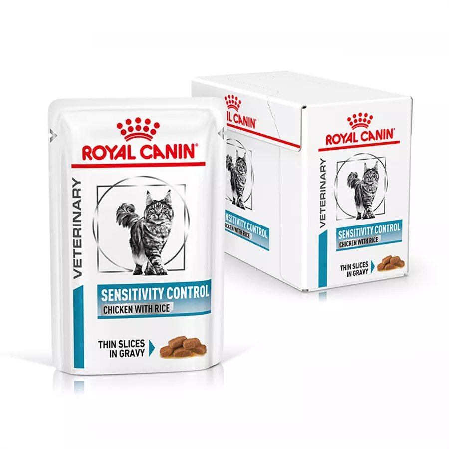 ROYAL CANIN Veterinary Sensitivity Control feine Stückchen in Soße 12 x 85 g