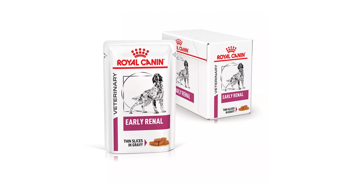 ROYAL CANIN Veterinary Early Renal Feine Stückchen in Soße für Hunde 12 x 100 g